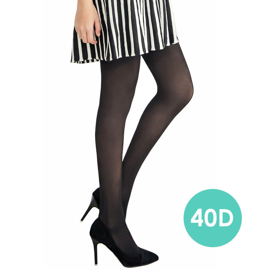 Microfiber Thermal Opaque Tights, 40D